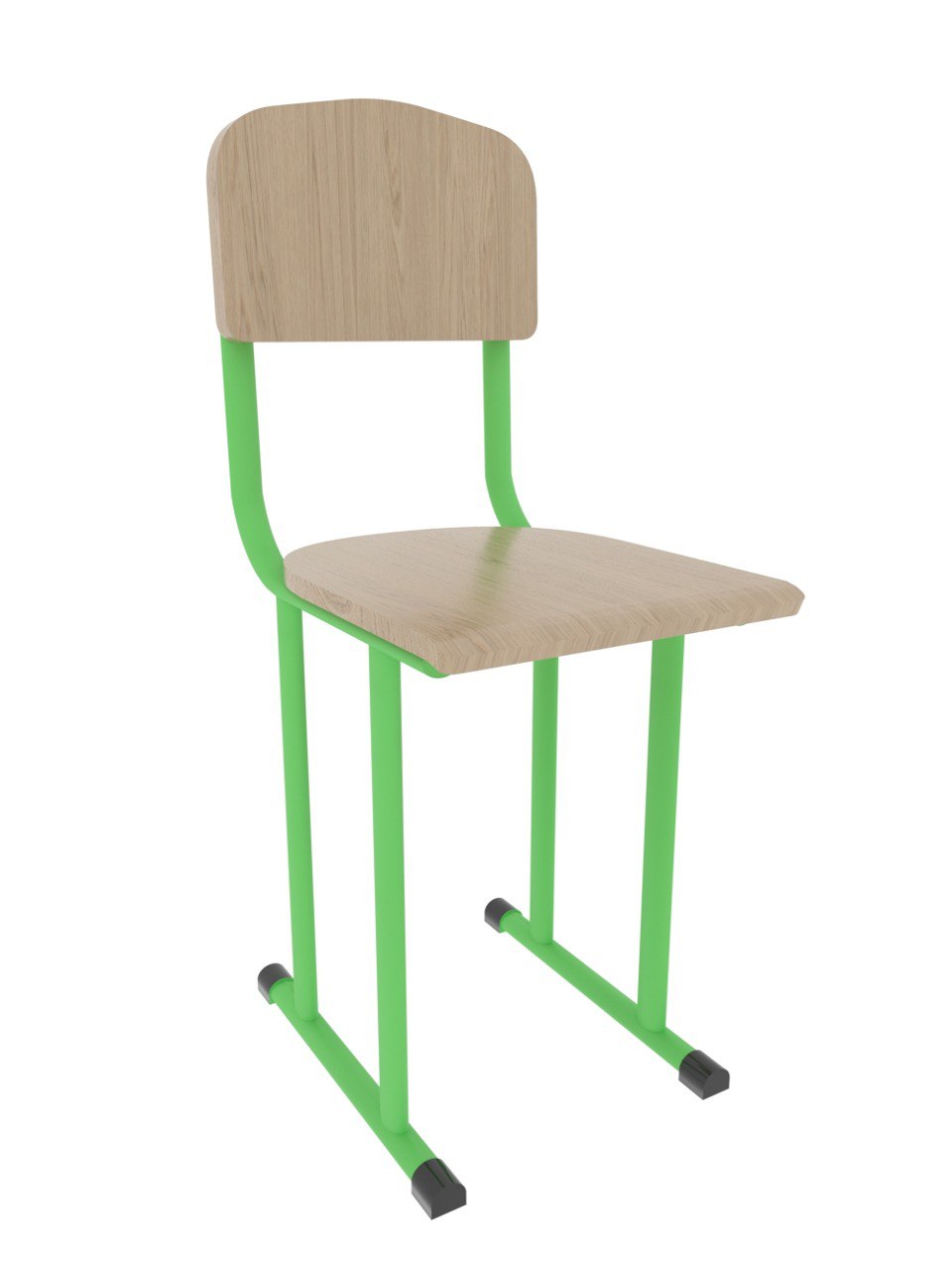 Стілець учнівський полозковий на плоскоовальній трубі. РІВНЕНСЬКЕ НВП УТОГ. Ростова група №6